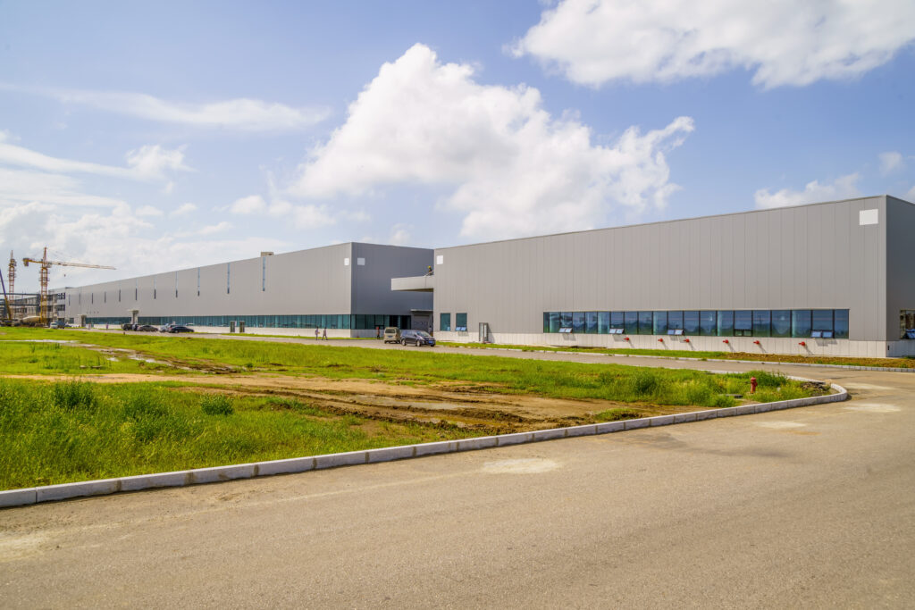 Industrial park factory building warehouse